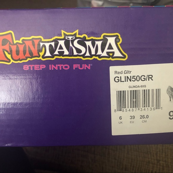 Funtasma Red Glitter Women’s High Heels Glinda-50G Size 9M BRAND NEW - Picture 7 of 9